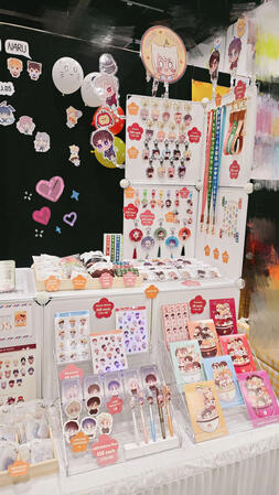 My SMASH 2025 artist table setup