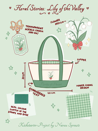 Lily of the Valley Tote Bag